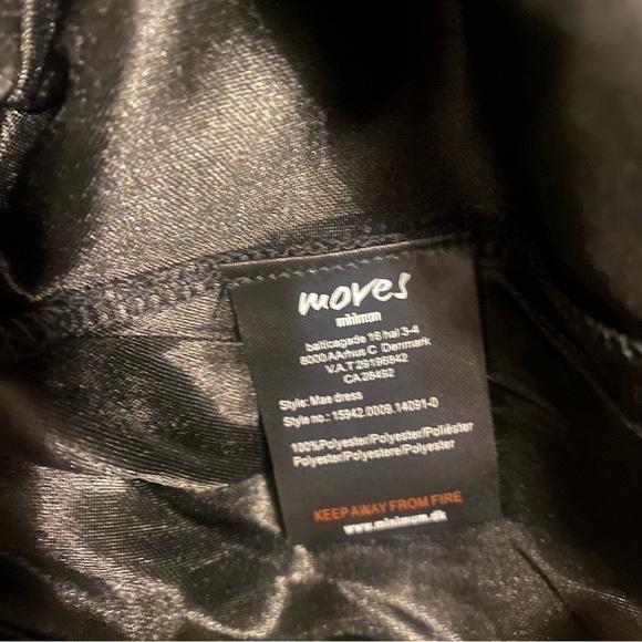 Evening Luxe Moves Black Glitter Midi Dress Sheer Sleeves & Deep V-Back Large - Picture 6 of 8